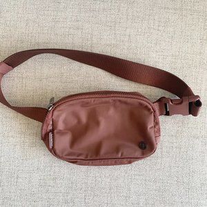 Lululemon women's belt bag maroon used